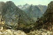 Albert Bierstadt The_Sierra_Nevadas oil painting
